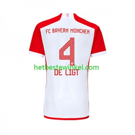 Bayern München Matthijs de Ligt 4 Voetbalshirts Thuis 2023-24